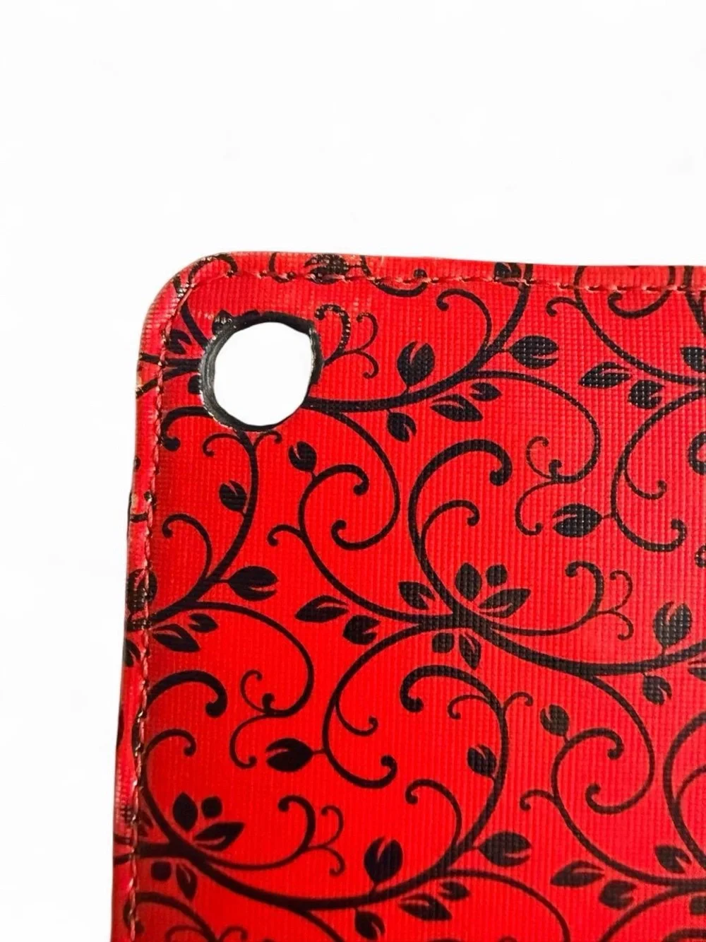 🖤 Universal Red & Black Floral Tablet Folio Case 7-8” 🌹